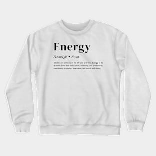 Motivational Word - Daily Affirmations and Inspiration Quote, Affirmation Quote Crewneck Sweatshirt